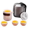 Portable Ceramic Travel Tea Set