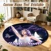 Covor Rotund Nume Personalizat Model Olivia Rodrigo Covor Antiderapant Decor Podea Casă