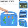 For Samsung Galaxy Tab A11+/A9+ Kickstand Case Cartoon Design Anti-Drop EVA+PC Tablet Cover with Strap for Kids