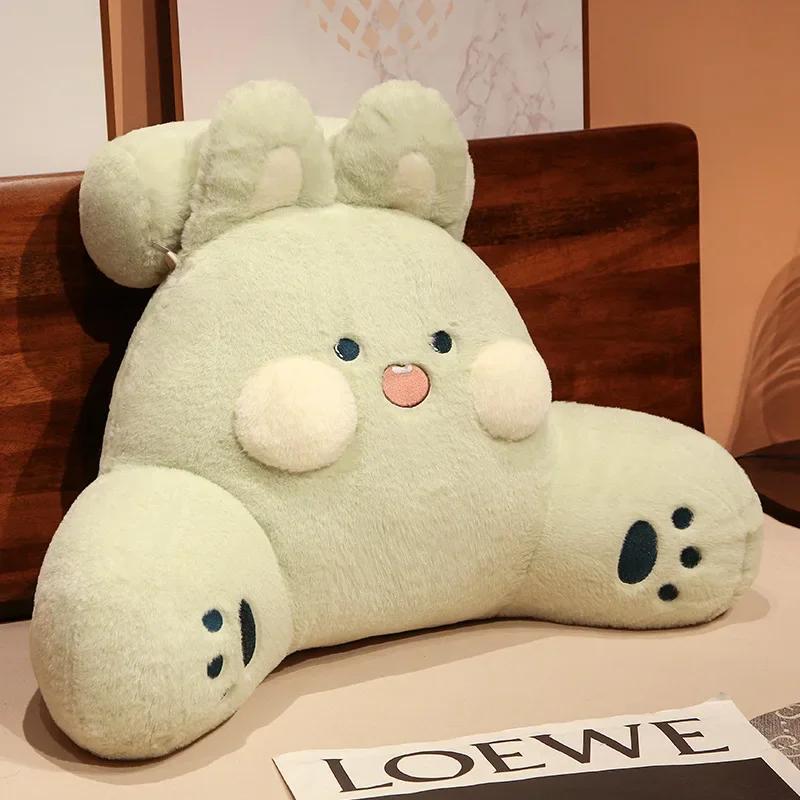 Artifact Bedside Cartoon Rabbit Hair Waist Support Pillow Cushion Office Chair Waist Pillow Pregnant Woman Waist Pillow Cushion