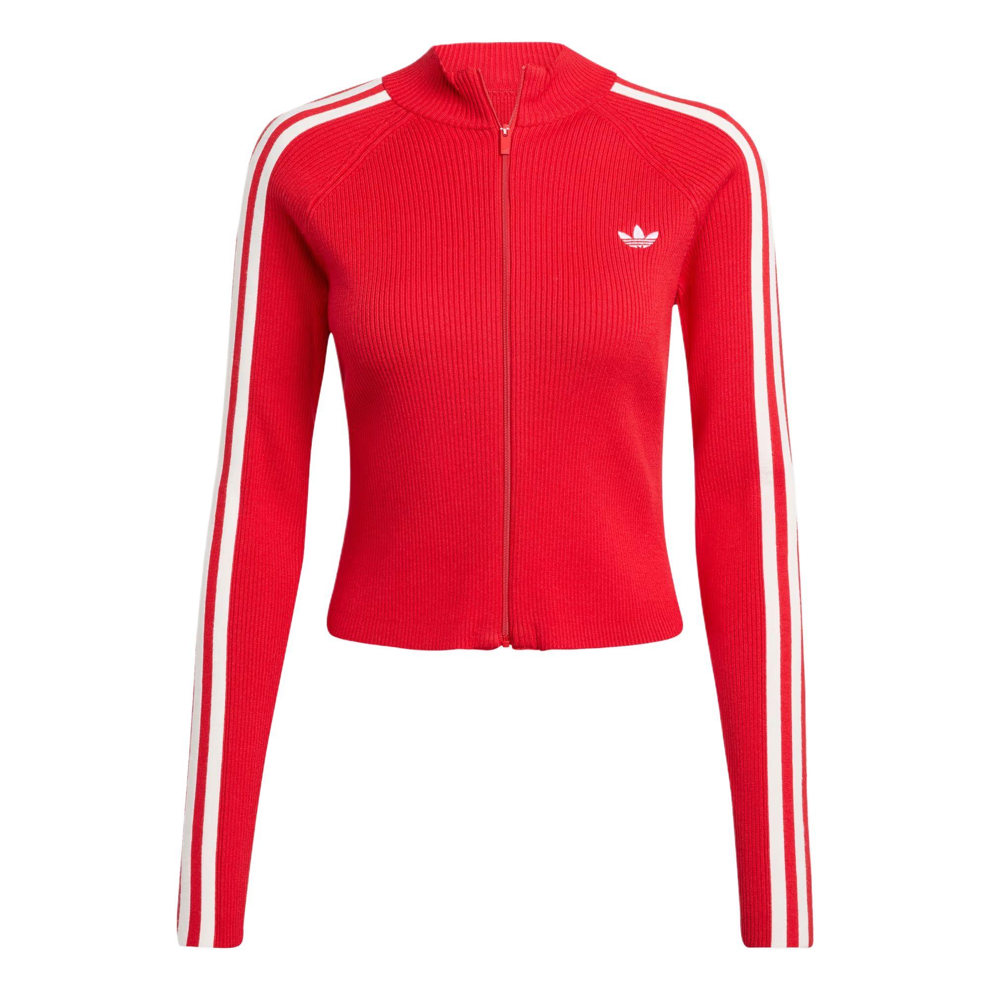 Adidas Originals Adicolor 3-Stripes Slim Knit Track Top Women Jacket JY2598 M