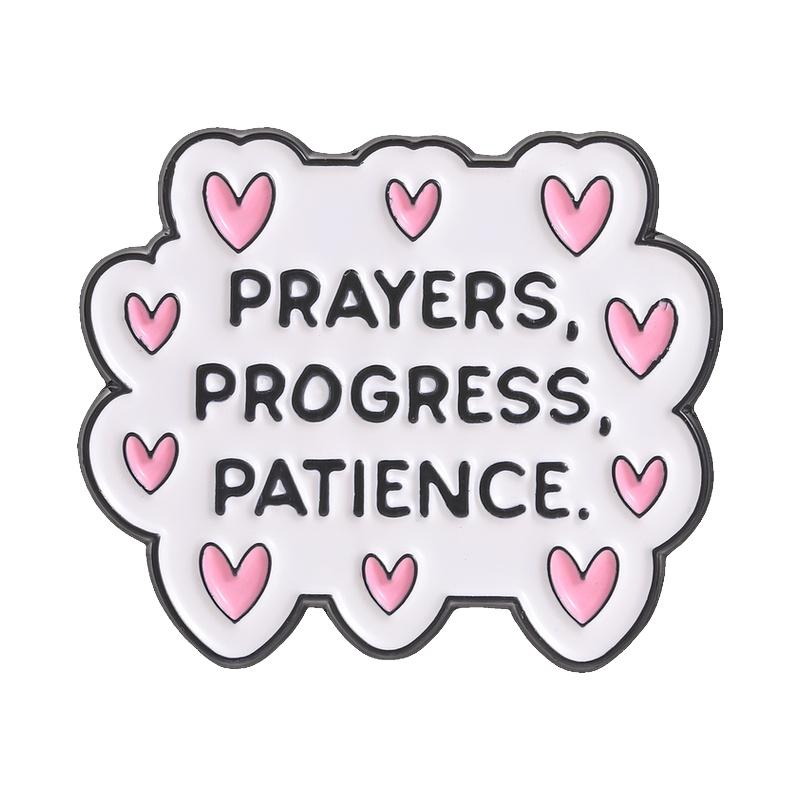 Xiaomi Cute Lamb Holding Jesus Red Heart Flower Bouquet Enamel Pin Prayers Progress Patience Christian Faith Brooch Lapel Badge Jewelry
