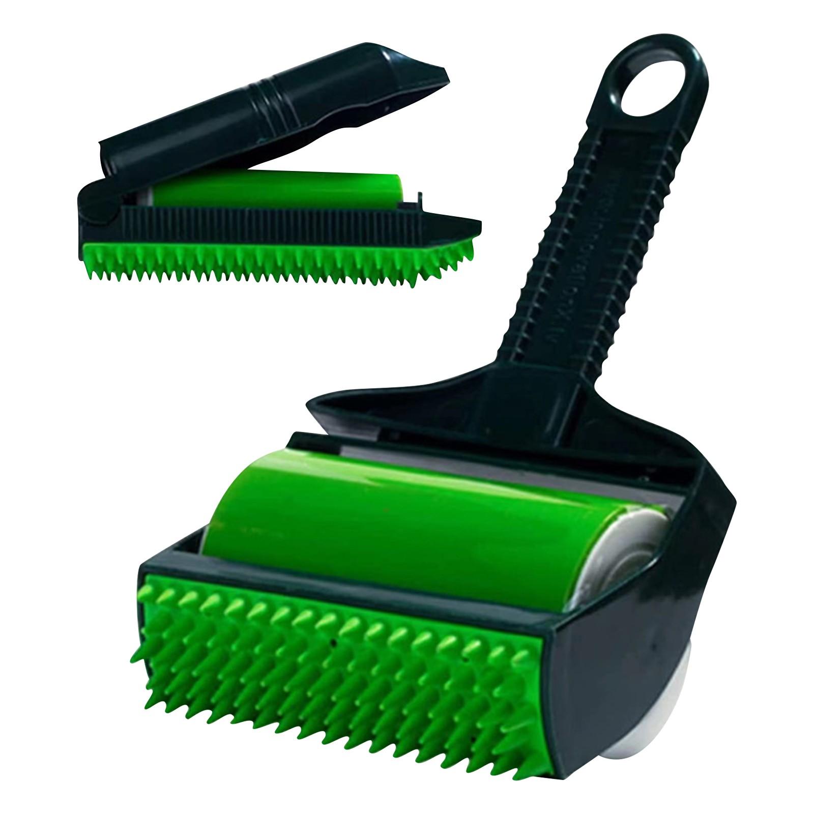 

Роликовая щетка для чистки одежды, устройство для удаления и прилипания волос при скручивании одежды One Size чёрный