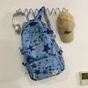 Schoolbag: Korean Star Print High School Boys' Junior High School Backpack Women's Backpack Large Capacity Casual Simple Lightweight Backpack