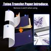 Tattoo Transfer Paper, 21.3 x 29.7 cm, 4-Layer Design with Carbon Sheet, 10 Sheets