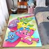 Colorful Cartoon Bears Carpet with Rainbow and Star Design Suitable for Use As an Anti-slip for Living Room Bedroom Sofas