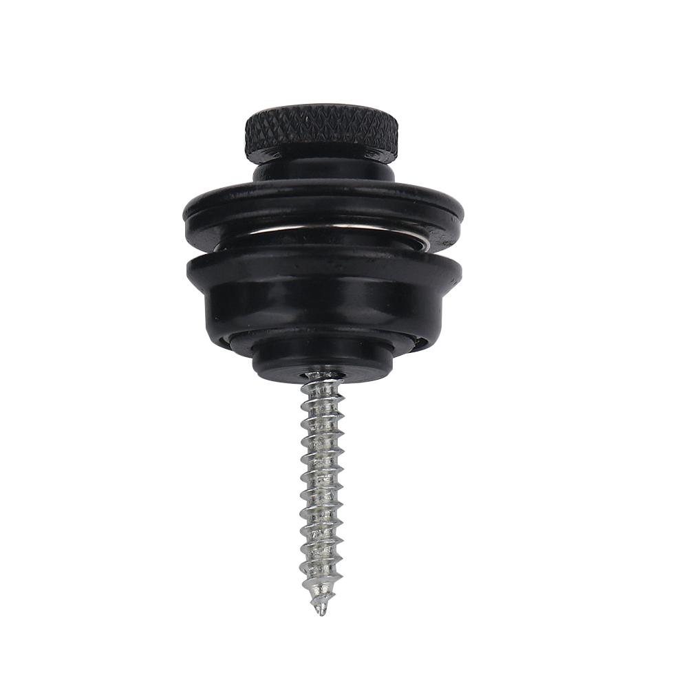 

1Pcs Guitar Strap Locks Bass Strap Lock Buttons Metal Flat Round Head for Electric Guitar Accessories