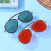 Retro Swimming Goggles Adjustable Swim Glasses Uv Protection Wide View Big Frame Swim Diving Glasses No Leaking