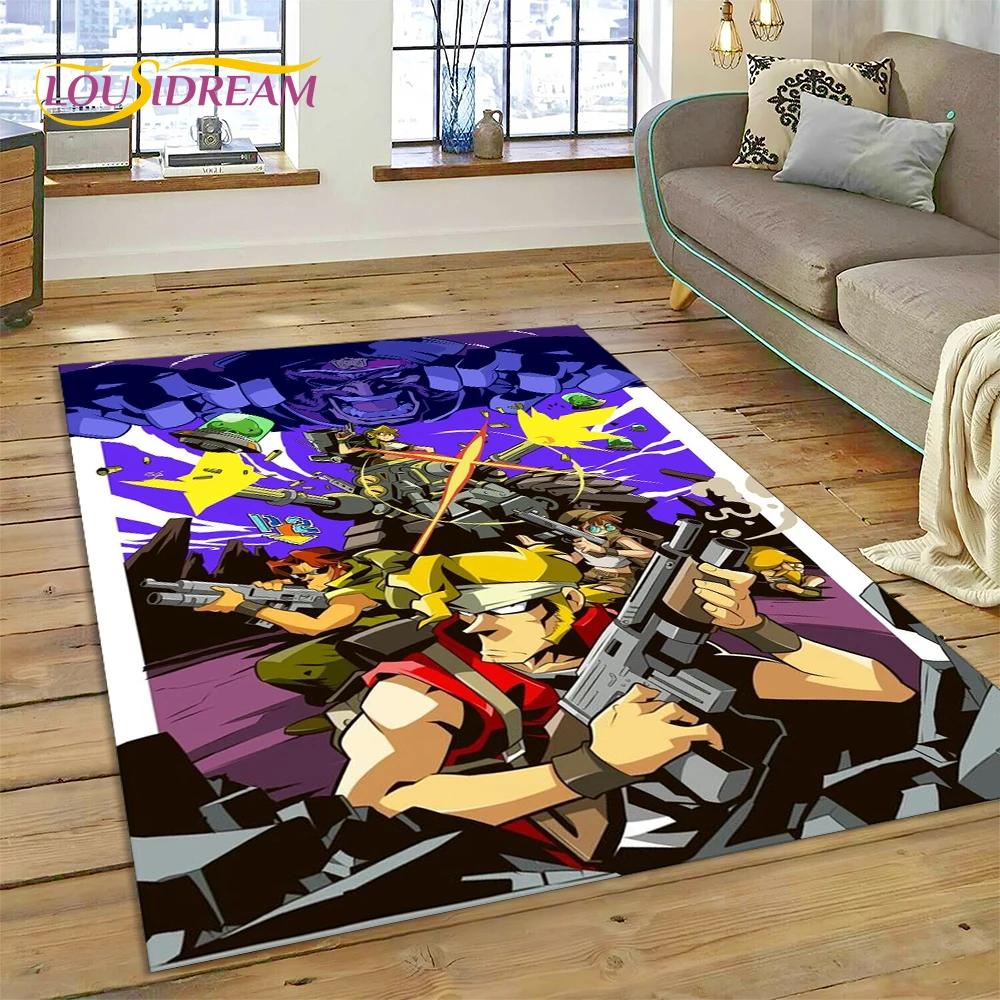 Metal Slug Retro Game Cartoon Customized Carpet Rug for Bedroom Living Room Home Sofa Decoration,Kid Play Large Decor Floor Mat