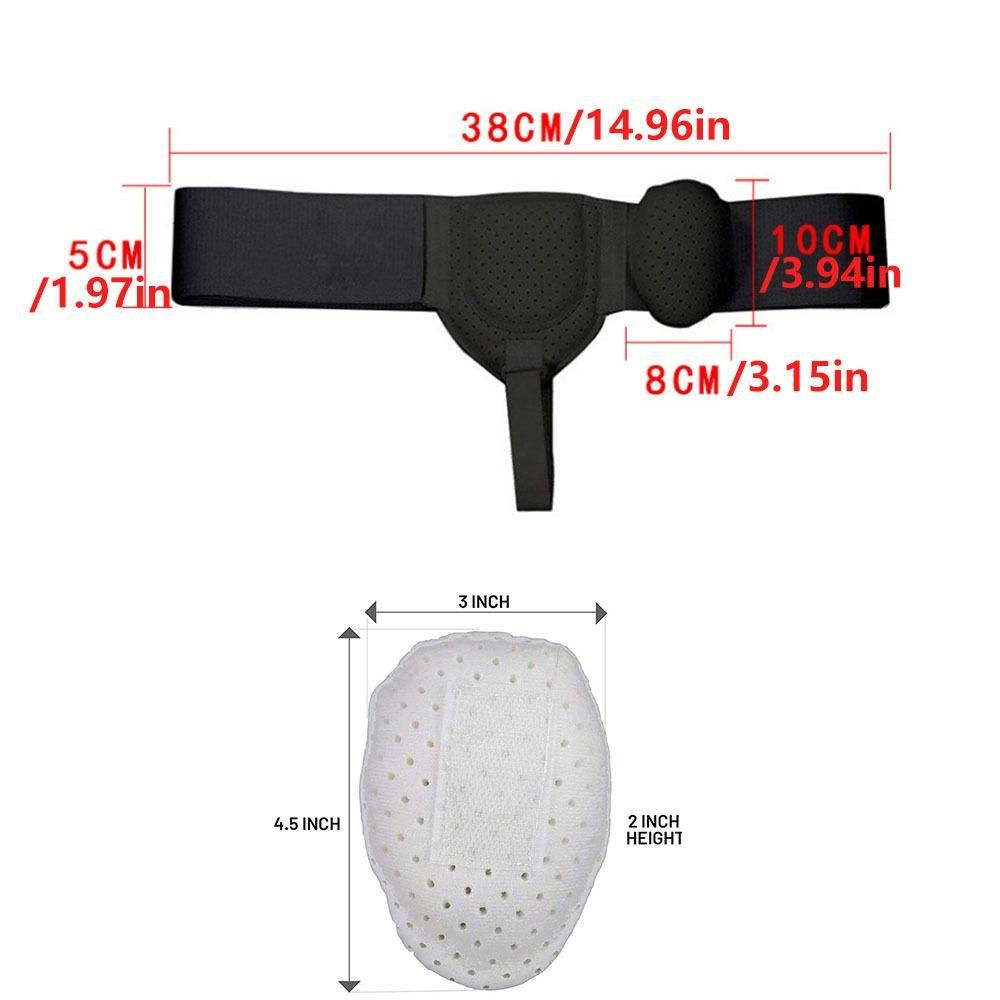 Breathable Hernia Truss Belt Recovery Strap Hernia Guard Man Support Groin Support Belt  Daily Use