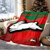 South Sydney Rabbitohs Pattern Blanket for Home Decoration, Bed, Sofa, Car Travel, Camping, Suitable for All Seasons, Birthday Christmas Gift