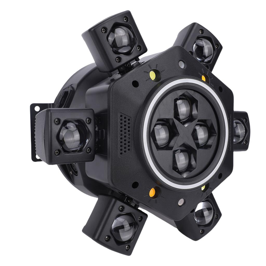 Moving Head DJ Light Support Digital Multiple X 512 Voice Control RGBW LED Rotating Stage Light with Remote Control