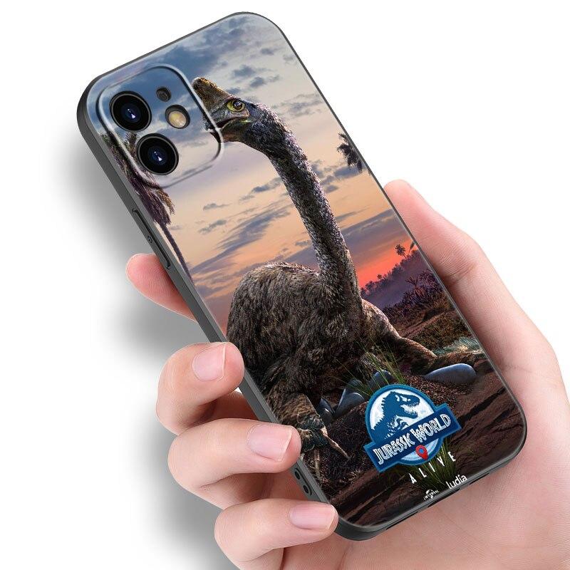 Pouzdro na telefon World Jurassic Park pro Apple iPhone 14 13 12 Mini 11 Pro Max 7 8 XR X XS 7 8 Plus SE 2020 2022 černý kryt