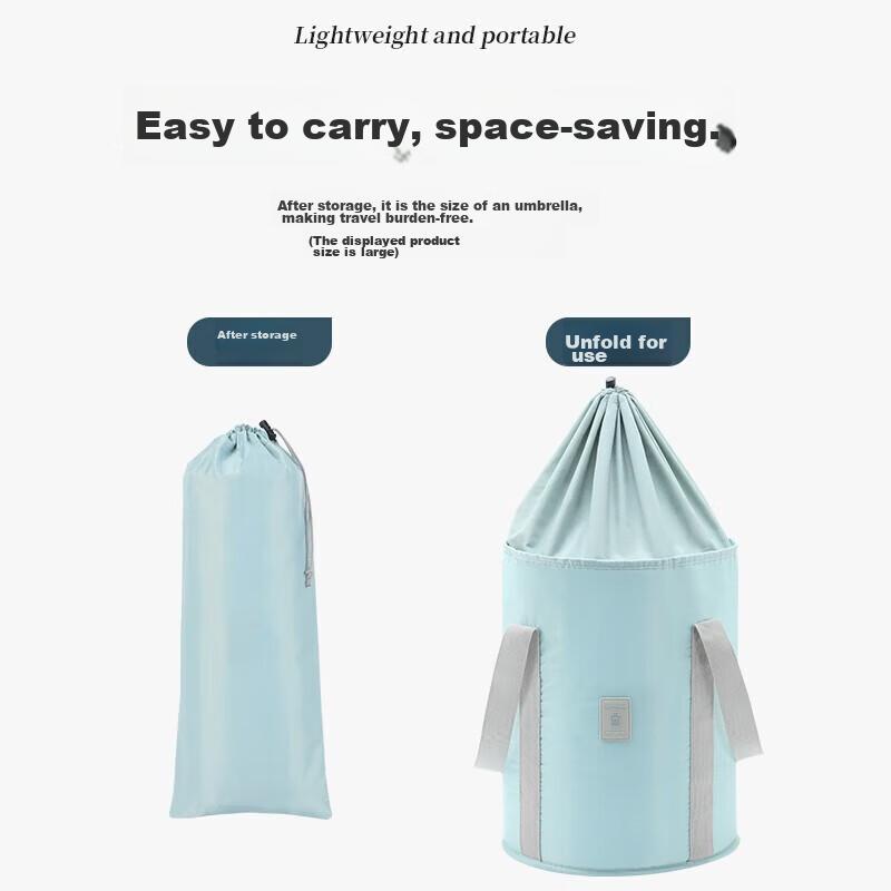 Foldable Foot Soaking Bucket, Thickened Insulated Portable Raised Bucket, Foot Soaking Health Bag, Foot Bath Basin for Over-Knee Use