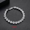 Herzliches 4x4 Valentinstagsgeschenk: modisches Damenarmband mit pavé-gesetztem Kupfer und Zirkonia