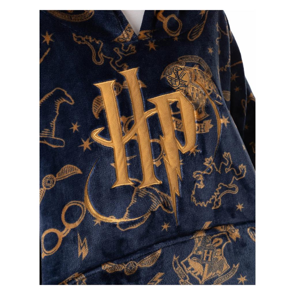 Harry Potter Womens/Ladies Embroidered Logo Blanket Hoodie