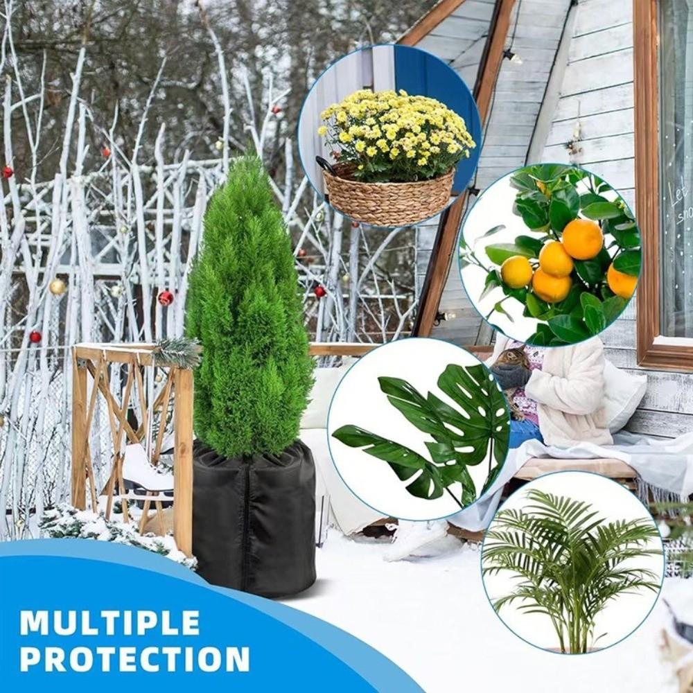 Oxford Cloth Plant Insulation Cover Breathable Heat Preservation Thermal Pot Protector Waterproof Cold Resistance