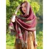 Skin Friendly And Breathable Warm And Versatile Home, Autumn And Winter Women'S Travel Shawl, Thick Cloak, Air Conditioning Blanket