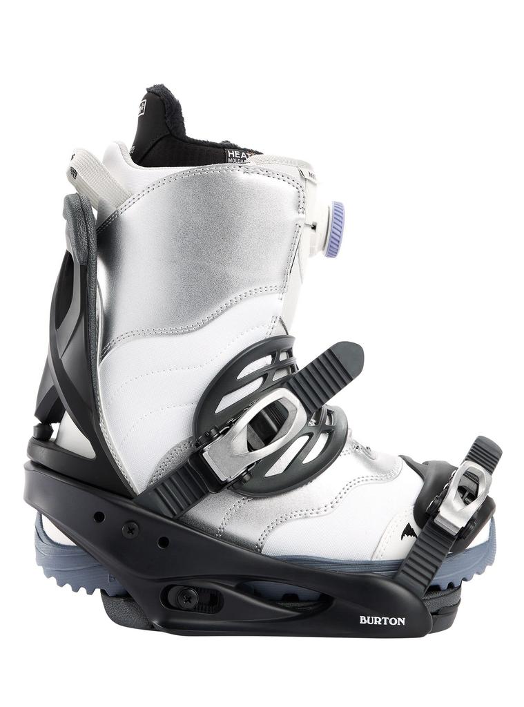 Burton Scribe Snowboard Black ReFlex Women's Bindings, 2022-23 Model, Medium,