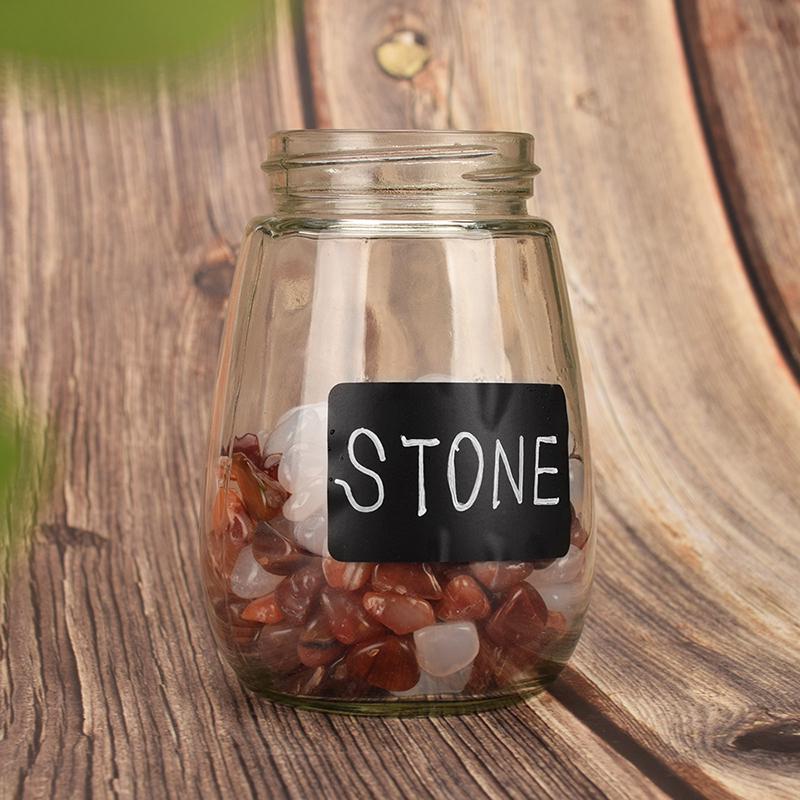 120 ks Vodotěsná tabule Nálepky na štítky s nálepkami na kuchyňské koření Jam Jar Bottle Tags