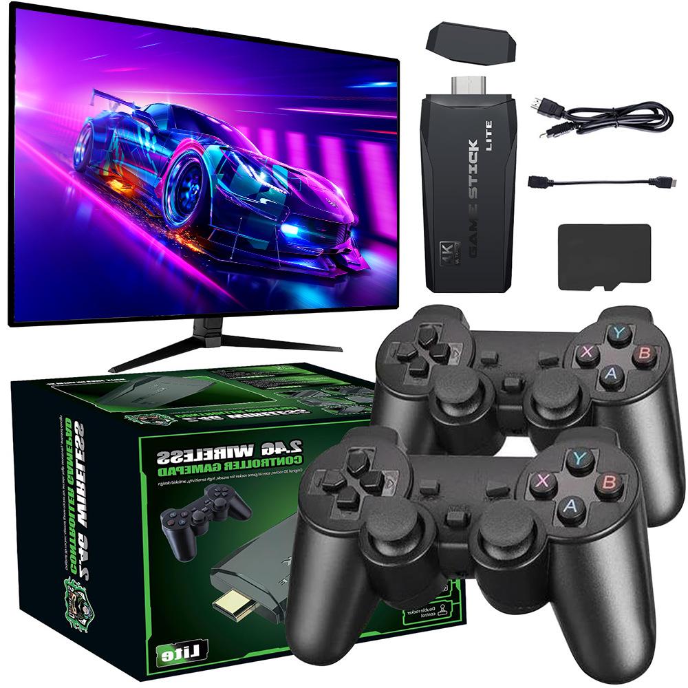 M8 4K HD Retro Arcade Spielkonsole mit zwei kabellosen Griffen für zwei Spieler