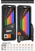 Rainbow Metric Hex Key Set - Comprehensive 6-Sided Screwdriver Tools