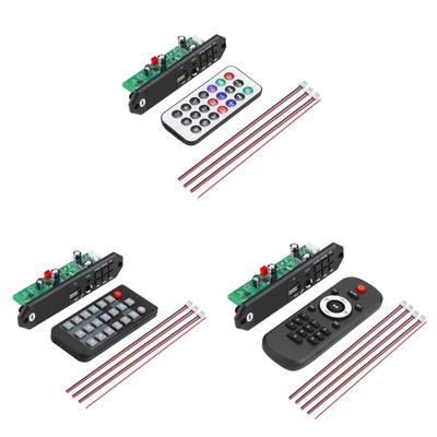 DC7-24V MP3 Decoder Board 2x40W Amplifier Bluetooth-compatible 5.0 Car MP3 Music Player USB Module USB Input