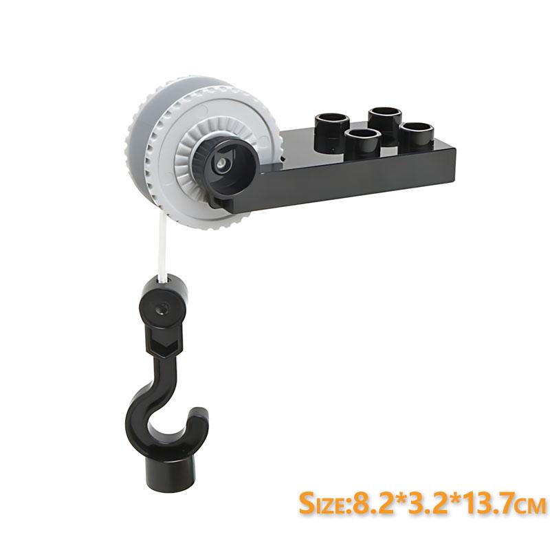 Big Building Blocks Construction Traffic Machinery Creativity Car Accessories Crane Excavator Bricks Toys For Children Baby Gift