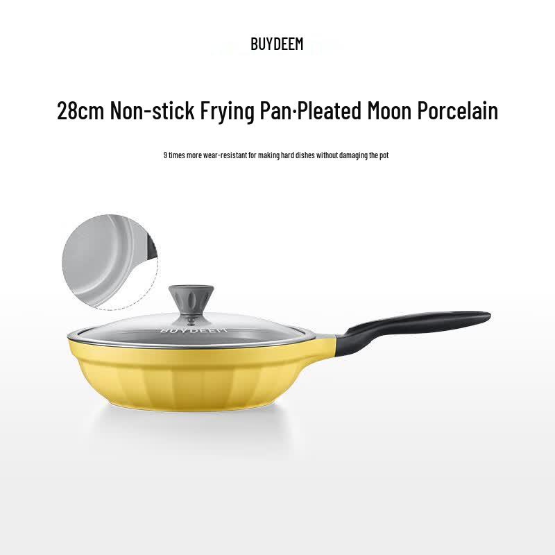 Buydeem Moon Porcelain Series Non-stick Frying Pan