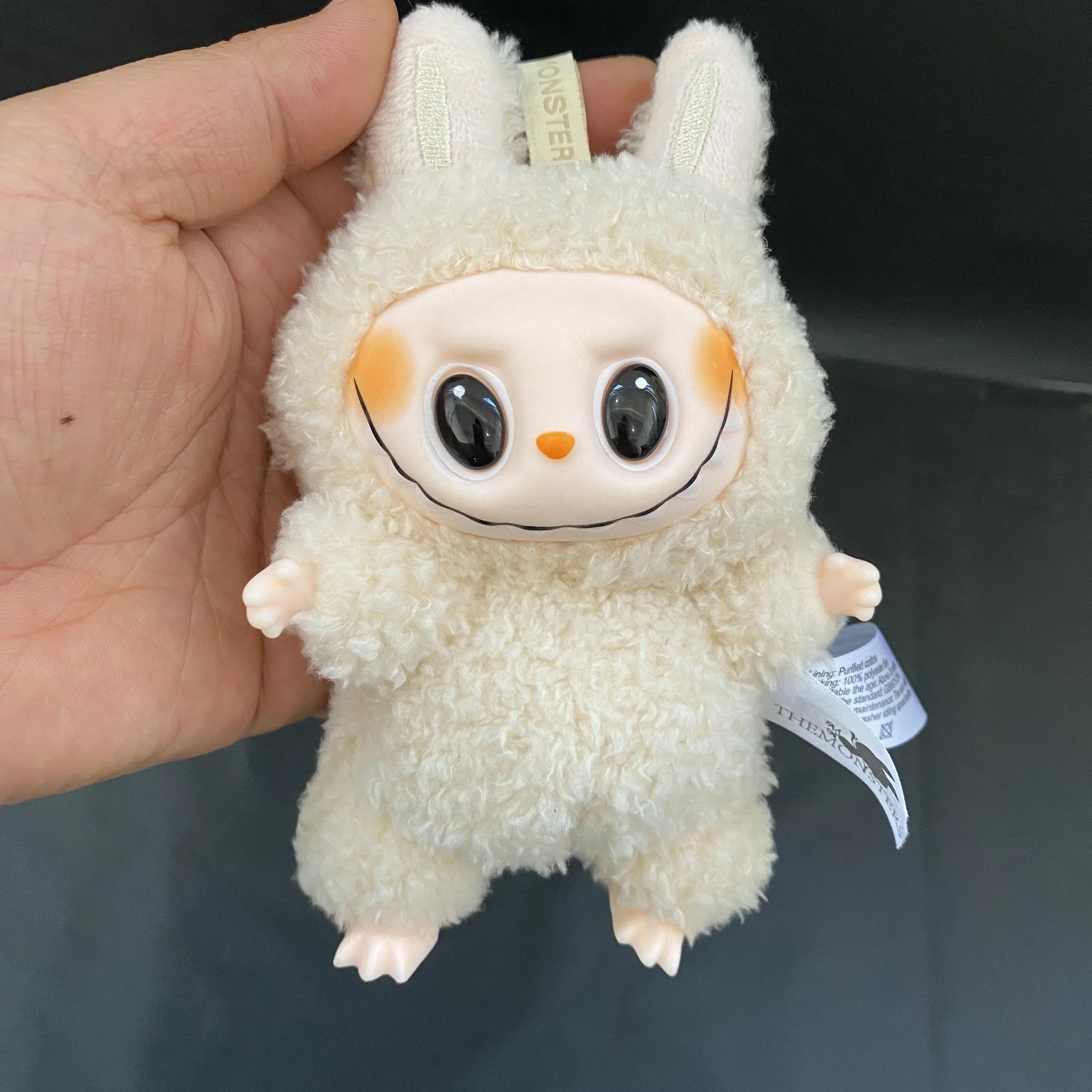 

Плюшевая игрушка Labubu The Monsters Heartbeat Macaron Enamel Face Милый рюкзак Подвеска Украшение Плюшевая кукла Одежда Брелок Подарки