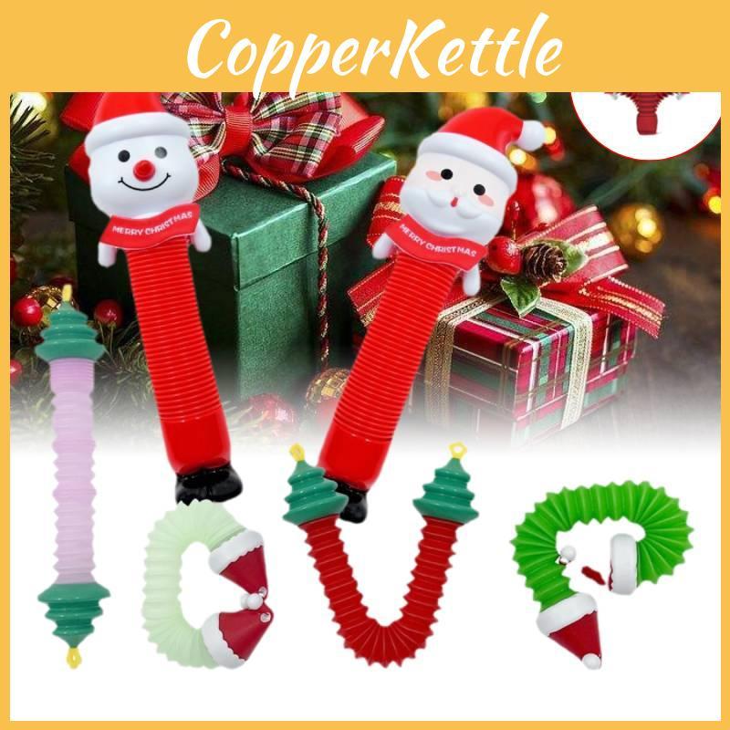 Christmas Pop Telescopic Santa Claus Kid Decompression Toy Gift Xmas