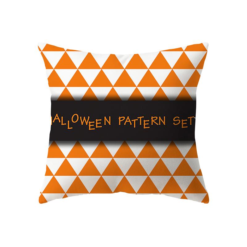 Pumpkin Halloween Theme Pillow Cover Sofa Cushion Cover Holiday Gift Party Decoration Home Decor