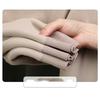 Men's Solid Color Warm Round Neck Thick Long Sleeved Base Shirt