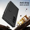 TriFold Phone Case With Wrist Strap Pen Slot Hinge Cover Galaxy Z Fold Series Shockproof PC Protective Shell