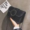 Senior Sense of Ladies Chain Bag Casual Versatile Crossbody Bag Fashion High-grade Single Shoulder Retro Hong Kong Style Small Square Bags