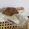 JYL TS DIY Solid Bucket Hat Women Autumn Winter Japanese Face Cover Hat Acrylic