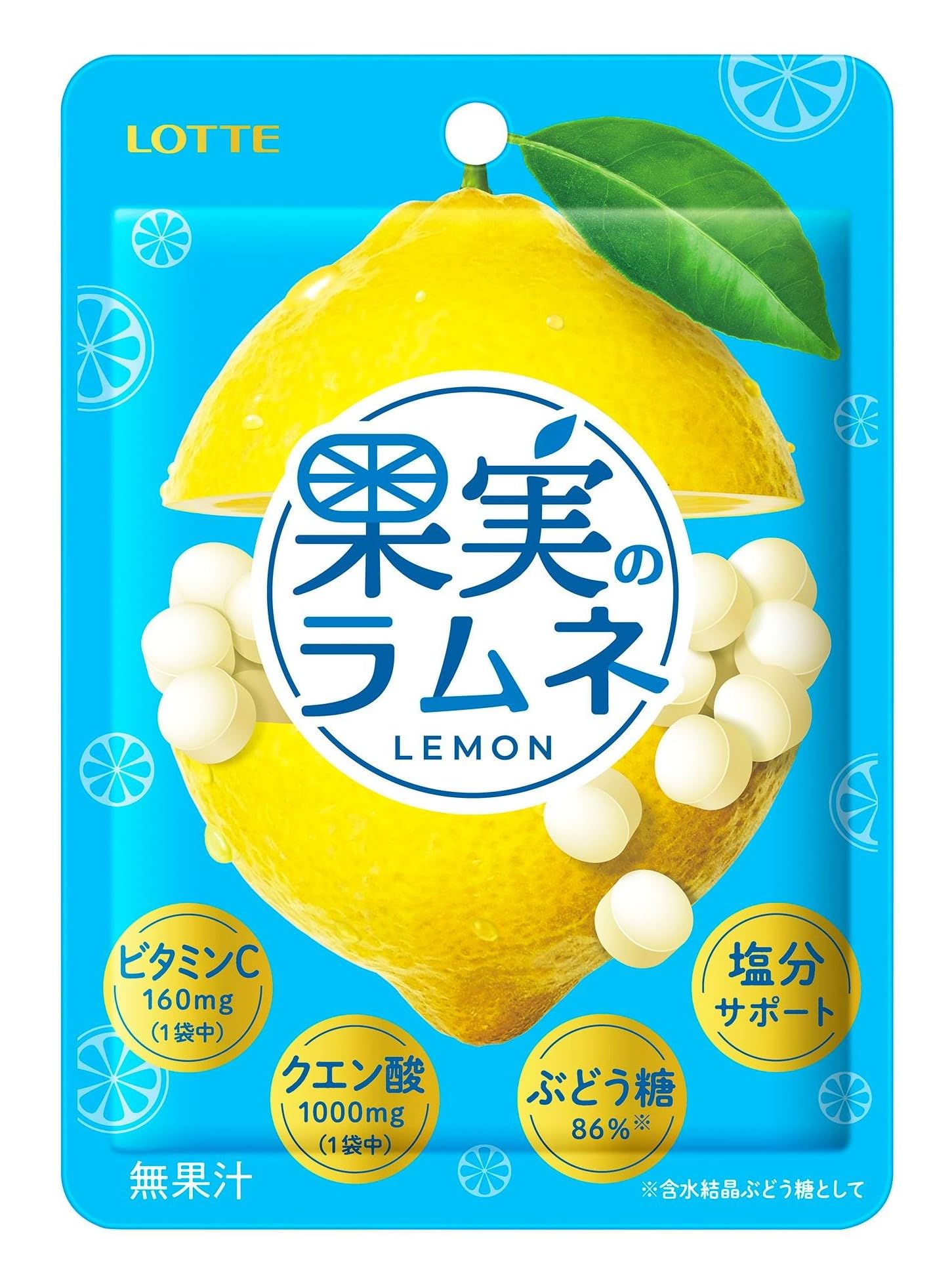 

Lotte fruit ramune 40g x 10 pieces (lemon)