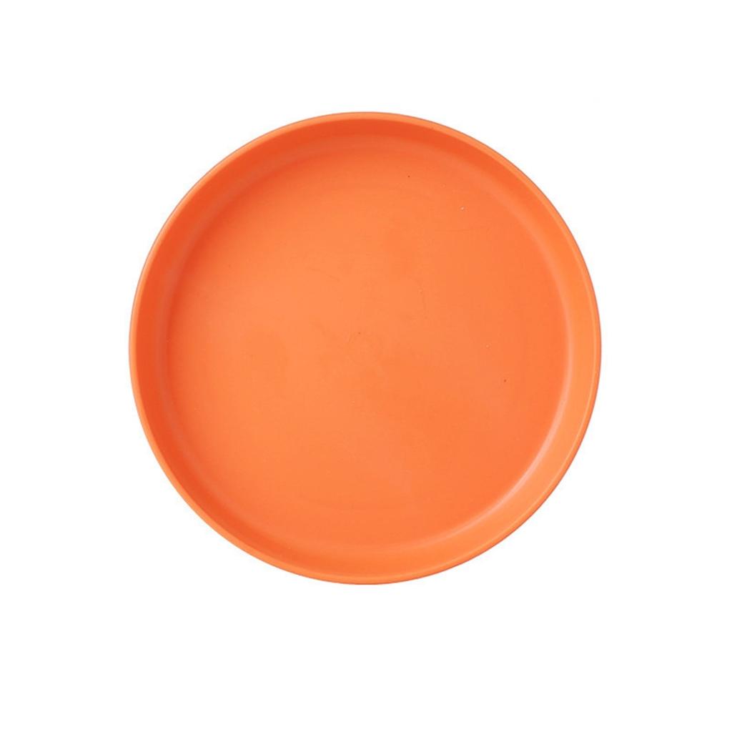 Eco-Friendly Bamboo Fiber Dinner Plate Durable, Lightweight, Dishwasher Safe, Ideal for Home & Outdoor Use, Blue