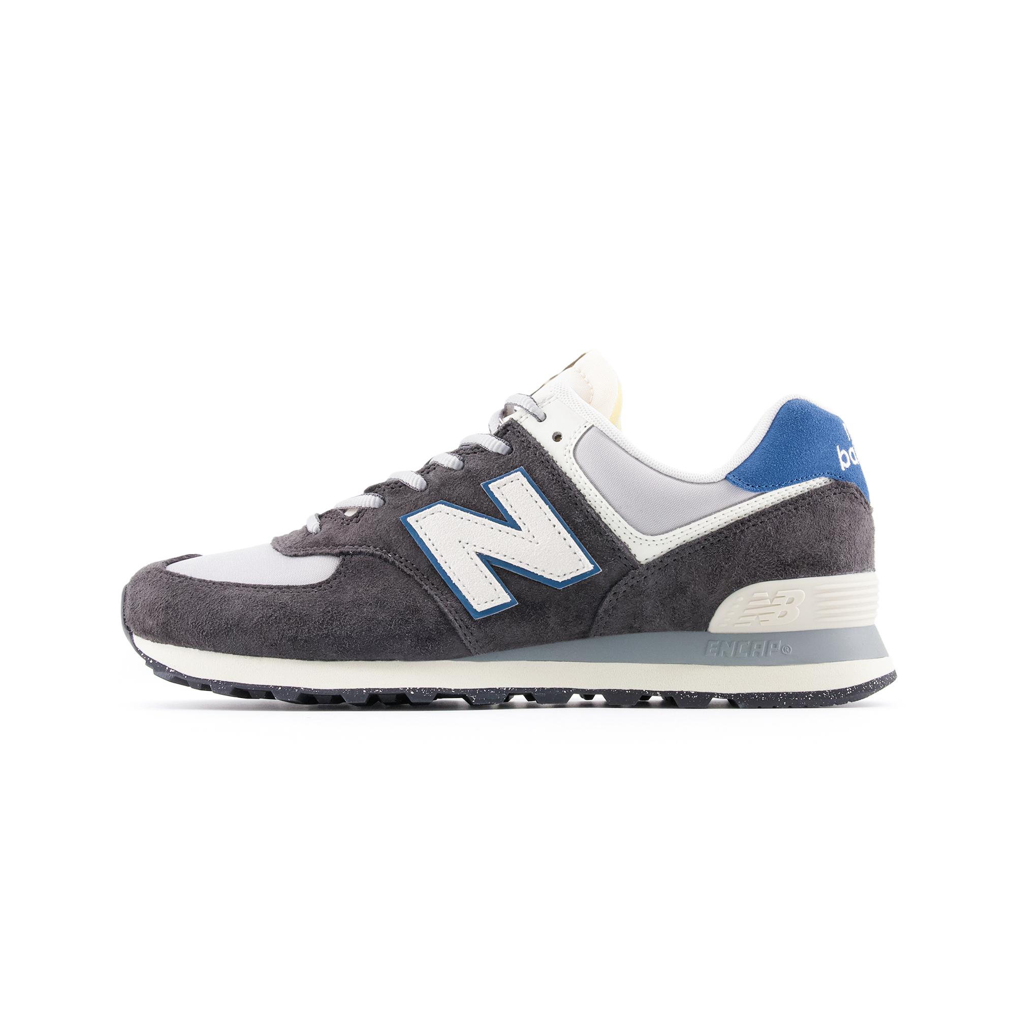 New Balance 574 Черный Цемент Дождевое Облако Королевский 40