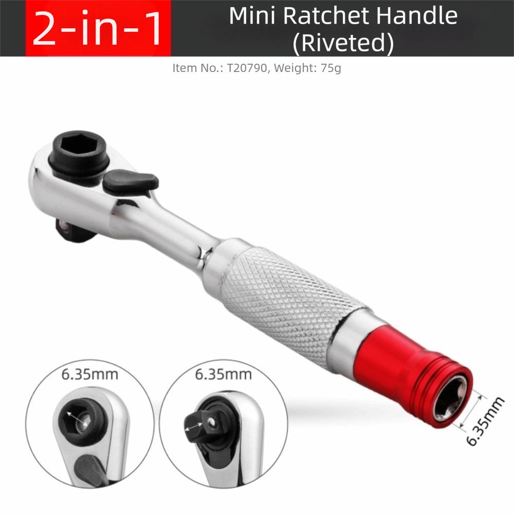 

Противоскользящая рукоятка Мини трещоточный гаечный ключ Портативный 2-в-1 гаечный ключ Двусторонний гаечный ключ Ручные инструменты Style 4