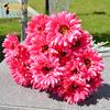 1 Pc Artificial Silk Gerbera Flower Wedding Party Bouquet Home Garden Decor Happy Living