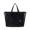 Hand-held Beach Tote Bag Drawstring Cosmetic Organizer Case Durable Mesh Shower Bag  Men/women