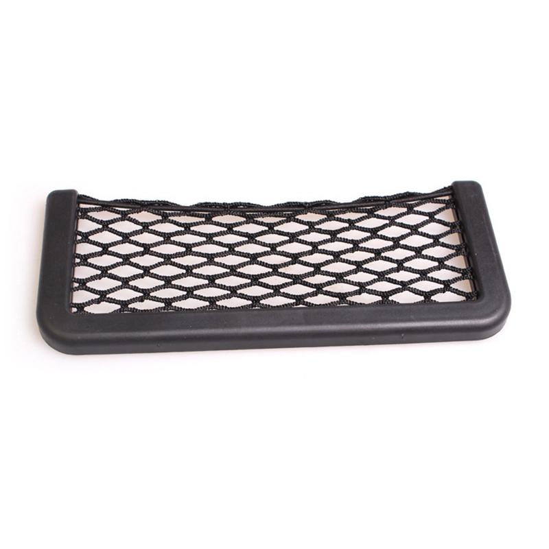 Multifunctional plasa de masina de buzunar geanta de depozitare pasta de plasa de buzunar Suport telefon pentru chei de masina Organizator de carduri Accesorii de decor interior auto