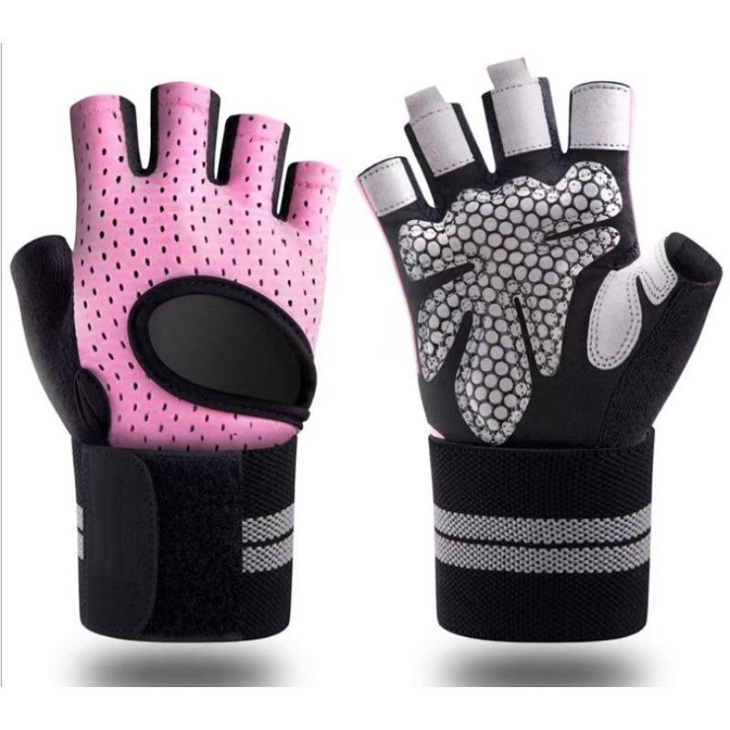 Exercise Training Wrist Guard Anti-slip Cycling Half-finger Gloves Protection Against Calluses and Sprains Fitness Gloves