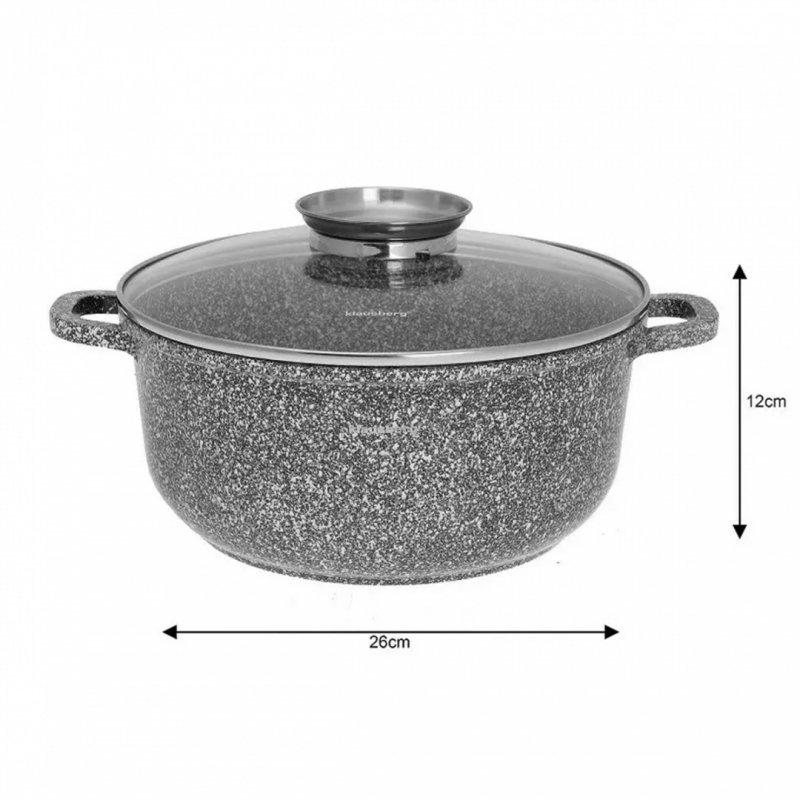 Casserole Marbrée 5,6L 26Cm Klausberg Kb-7523
