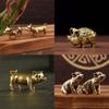 Pure Brass Ornaments Brassware Pig Chinese Zodiac Pig, Ornaments, Metal Pendants Ornaments Home Figurines