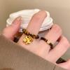 Retro Tijgeroog Elastisch Koord Paardenring: Veelzijdige, High-End Mode Sieraden