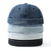 Fashion Denim Docker Cap Brimless Hat Solid Skullcap Solid Color Sailor Cap Beanie Hats Men Women Bucket Cap Adjustable Dad Hat