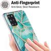 For Samsung Galaxy S20 Plus 3D Electroplating Marble Pattern TPU Protective Case