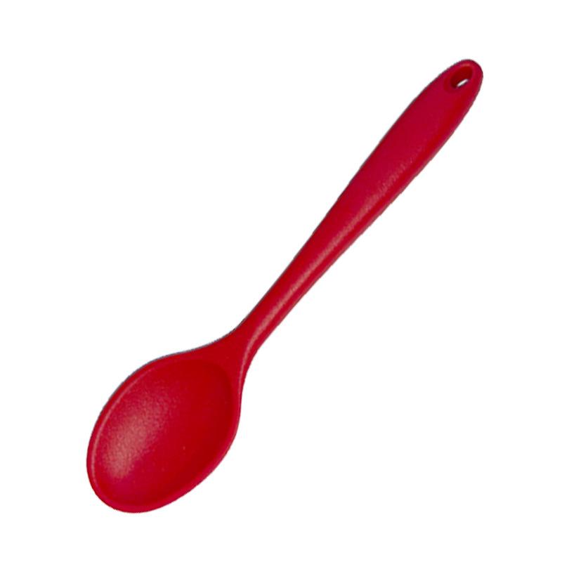 Silicone World Silicone Spoon Mixing Soup Spoons Kitchen Mixing Ladle Cooking Utensils Kitchenware Tool for Stirring and Serving
